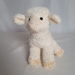Douglas Little Bit Lamb Plush Stuffed Animal Toy 7"